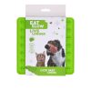 Eat Slow Live Longer Lick Mat Cross zöld