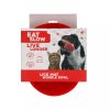 Eat Slow Live Longer Lick Mat Wobble Bowl piros