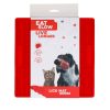 Eat Slow Live Longer Lick Mat Bones piros