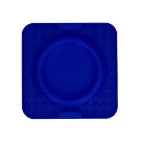 Eat Slow Live Longer Lick Mat Wave Blue 1