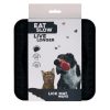 Eat Slow Live Longer Lick Mat Wave szürke