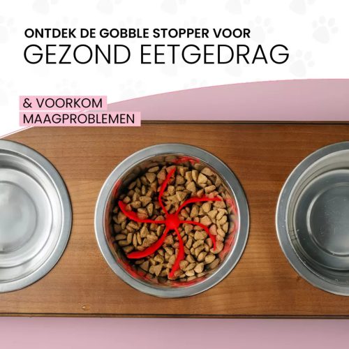 Eat Slow Live Longer Gobble Stopper rózsaszín