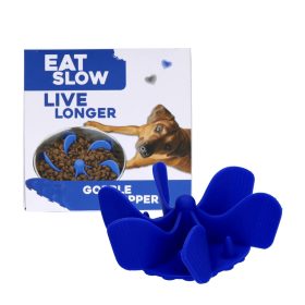 Eat Slow Live Longer Gobble Stopper Blue 3