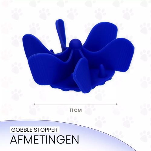 Eat Slow Live Longer Gobble Stopper kék