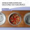 Eat Slow Live Longer Gobble Stopper kék