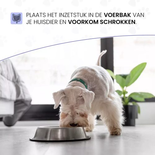 Eat Slow Live Longer Gobble Stopper kék