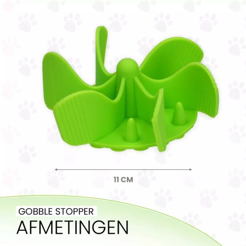 Eat Slow Live Longer Gobble Stopper zöld