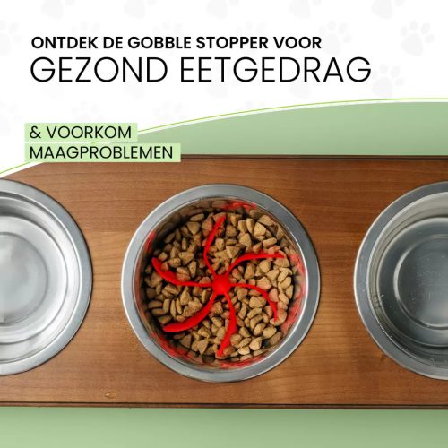 Eat Slow Live Longer Gobble Stopper zöld