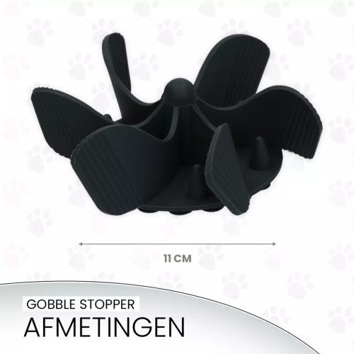 Eat Slow Live Longer Gobble Stopper szürke
