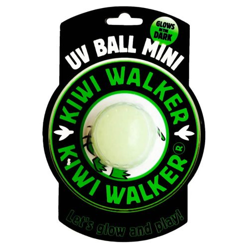Kiwi Walker Let's Play and Glow UV Ball 5 cm - labda kutyáknak, világít a sötétben