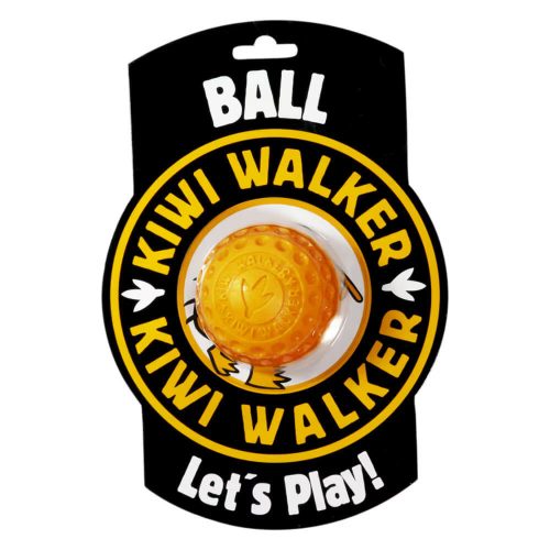 Kiwi Walker Let's Play Ball kutyalabda - sárga színben