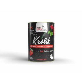 Syta Micha nedves eledel nyúl répával, eperrel és rozmaringgal 400g