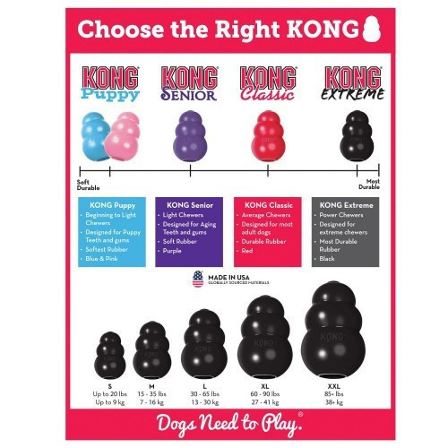 KONG EXTRÉM HARANG FEKETE (M)