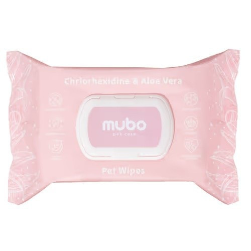 Mubo törlőkendő klórhexidin és aloe vera 40 db 3