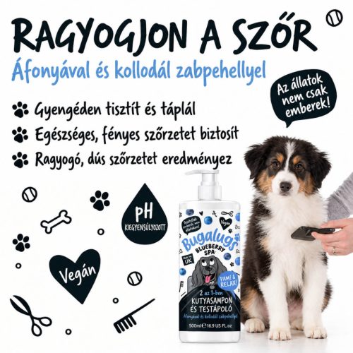 Bugalugs Blueberry Spa kutyasampon 500ml