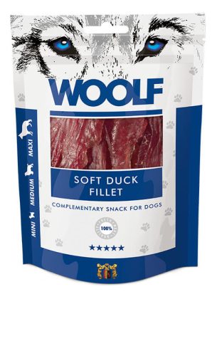 Woolf Soft kacsa filé csíkok 100g