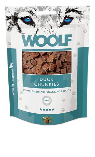 Woolf Chunkies jutalomfalat kacsa 100g