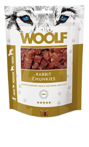 Woolf Chunkies jutalomfalat nyúl 100g