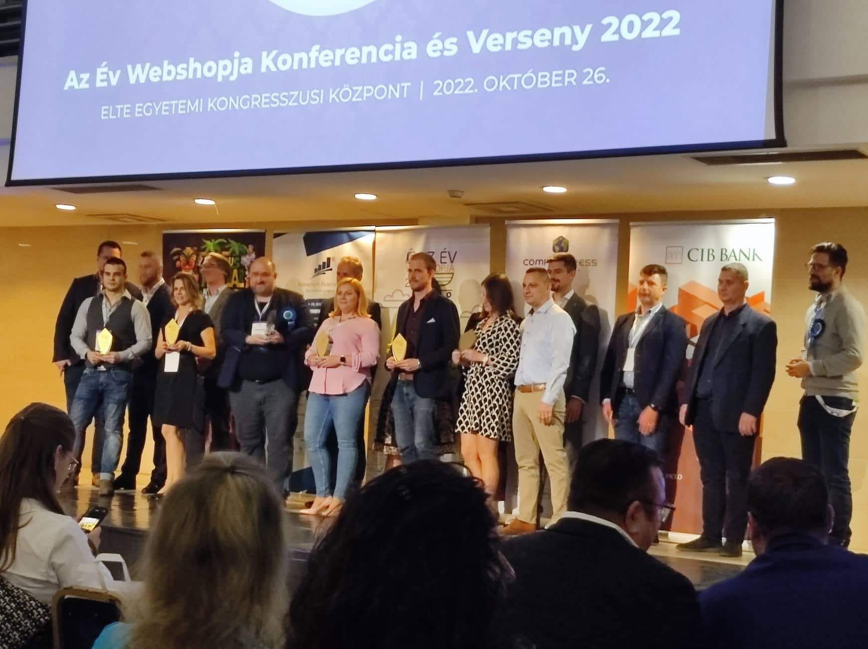 2022 Év webshopja és konferencia verseny