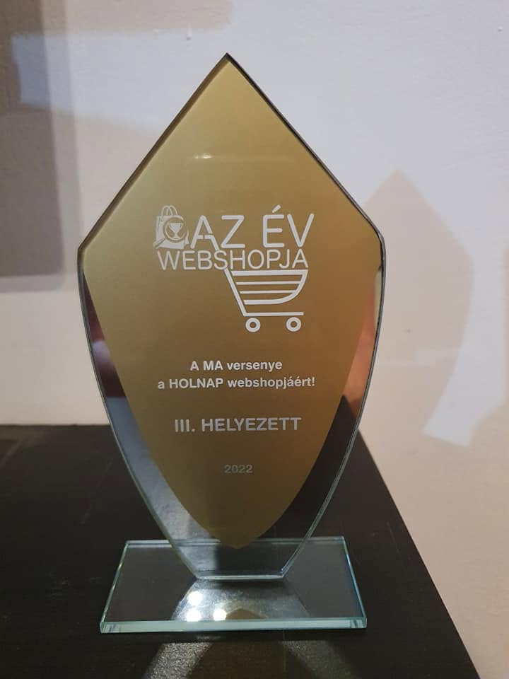 2022 év webshop verseny díja