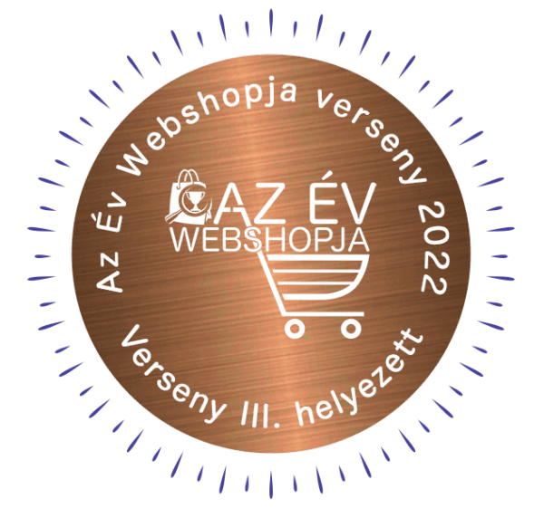 2022 Év webshopja verseny 3. helyezettje Logo